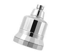Pommeau de douche avec filtre 0,01 µm ABS 1/2" raccord réglable à 360° | Pommeau de douche avec grille en acier inoxydable, jet d'eau uniforme et filtre interchangeable, montage sans outils