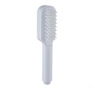 Pommeau de douche avec peigne de massage pressurisé avec poils doux en silicone, pulvérisateur portatif double mode pour un nettoyage en profondeur, poignée ergonomique pour salle de bain dans une