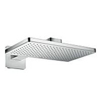 Pommeau de douche Axor ShowerSolutions 1jet 35274000 chromé , 46x30cm, avec bras de douche et rosace softsquare