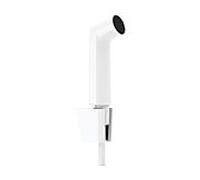 Pommeau de douche bidette hansgrohe 29238700 2000 Type de jet S Économie d'eau avec support de pommeau de douche Porter S et flexible de douche 125 cm, blanc mat