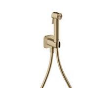Pommeau de douche bidette AXOR hansgrohe 29241140 2000 Type de jet Softsquare pour eau froide avec support de pommeau de douche et flexible de douche 2000 , 25 m, bronze brossé