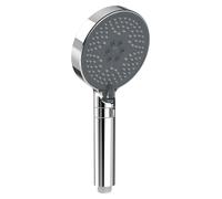 Pommeau de douche chromé avec régulateur de débit sans vanne