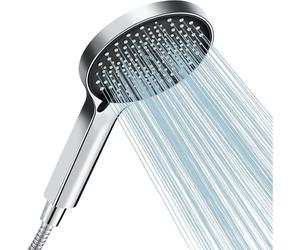 Pommeau de Douche COBBE Haute Pression Grande Avec 1,5M Tuyau à 3 Modes Économie Deau Douchette Douche Salle de Bain