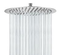 Pommeau de douche de 30 cm, en acier inoxydable, haute pression, chromé, autonettoyant