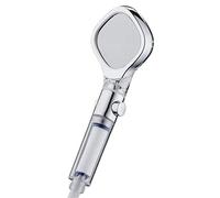 Pommeau de Douche de Salle de Bain carré Turbocharge économie d'eau pommeau de Douche Filtre Spa Pluie Turbo Outil de Salle de Bain pommeaux de Douche (Couleur: Style D) (Style D)