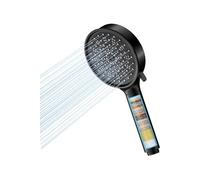 Pommeau de douche filtrant 20 couches 6 jets - Noir