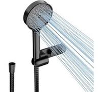 Pommeau de douche filtrant 20 couches 6 jets - Noir Noir