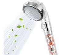 Pommeau de douche filtrant rond 3 modes avec pause