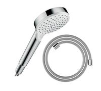 Pommeau de douche HANSGROHE Crometta + Flexible Designflex 160 cm chromé