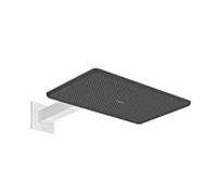 Hansgrohe Douche de tête Raindance Alive Q 34,3x21,4 cm rectangulaire 2 jets EcoSmart blanc 24551700