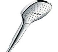 Pommeau de douche hansgrohe Raindance Select E 28728000 Pommeau de douche taille 120 mm, 3 jets, EcoSmart, 8 l/min, chromé