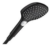 Pommeau de douche hansgrohe Raindance Select E 28728670 Pommeau de douche taille 120 mm, 3 jets, EcoSmart, 8 l/min, noir mat