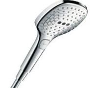 Hansgrohe Pommeau de douche Raindance Select E 120 mm, 3 jets, EcoSmart+, 6 l/min, chromé 28729000