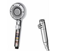 Pommeau de douche haute pression avec filtre, amovible, 5 types de jets