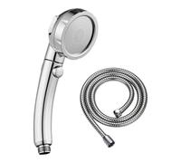 Pommeau de douche haute pression avec tuyau - 150 cm - Économie d'eau - Avec interrupteur indépendant - 3 types de jet - Pommeau de douche haute pression - Économie d'eau