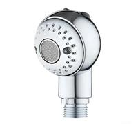 Pommeau de douche haute pression pour salon de lavage des cheveux avec perles filtrantes - Buse de pulvérisation réglable pour animaux domestiques et enfants - ABS argenté 15 cm (plastique)