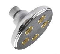 Pommeau de douche haute pression rotatif à 360° Argenté 11 cm | Pour la technologie Boost, débit haute pression, rotation à 360°, diamètre 11 cm, finition noire ou argentée