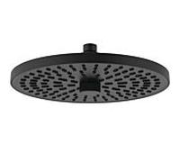 Pommeau de douche Ideal Standard Alu+ Eco Idealrain BE224XG 2 fonctions, Ø 26 cm, rond, noir mat soyeux