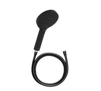 Pommeau de douche JACOB DELAFON Metro 3 jets noir + flexible