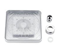 Pommeau de douche LED 7 couleurs avec lumière alimentée à l'eau, pomme de douche à main en ABS pour une expérience romantique de spa de salle de bain, compatible avec bras de