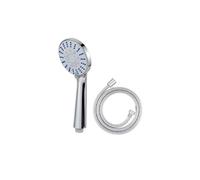 Pommeau de Douche Multijet avec Flexible 1.5m et Support Mural - Blanc