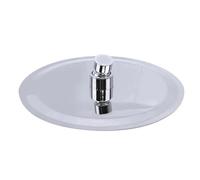 Pommeau De Douche Pommeaux de douche 10/8/6 pouces en acier inoxydable ultra-mince, effet cascade, effet pluie, carré et rond(Round,20cm)