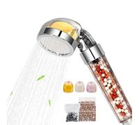 Pommeau de douche pour eau dure - Pommeau de douche filtrant | Filtre de salle de bain | Pommeau de douche à main à économie d'eau puissant pour basse pression | Dur