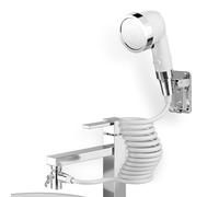 Pommeau de douche pour lavabo, douchette de lavabo avec tuyau, pommeau de douche avec support, douchette de lavabo pour laver les cheveux, robinet, salle de bain pour handicapés, personnes âgées