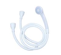 Pommeau de douche simple ou double robinet de baignoire, lavabo, coiffeur, animal de compagnie, mélangeur à pression 1,5-1,7 m (double robinet SH-002)