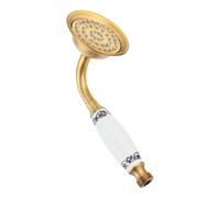 Pommeau de douche téléphonique antique fixé au mur