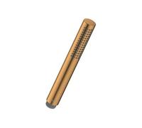 Pommeau de douche tube bronze brossé