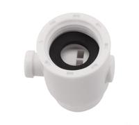 Pommeau de douche - Valve de contrôle du débit - Interrupteur d'arrêt en ABS pour économie d'eau - Fonction d'arrêt précise - Accessoire de salle de bain - Blanc