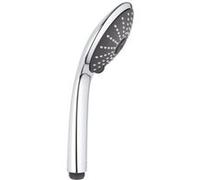 Pommeau de douche Vitalio Joy 110, 3 jets, douchette diametre 110mm, technologie anti-brulûre et a économie d'eau, 27319000 Chromé G
