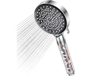 Pommeau de Douche, YEAUPE economie deau, haute pression avec 6 modes de jet, anti calcaire, Chromés 7.5L/min