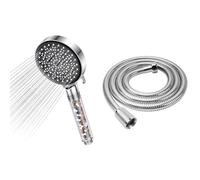 Pommeau de Douche, YEAUPE Pommeau de Douche économie d'eau, pommeau de douche haute pression & Flexible de Douche Universel - Tuyau de douche de 1,5 m (59 pouces) en acier inoxydable