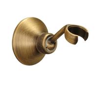 Pommeau de Duche Laiton Antique 8 pouces rond bras de pluie économie d'eau pulvérisateur à main tuyau 1.5 M(Brasket)