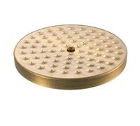 Pommeau de Duche Main de salle bains en laiton Antique, support robinet pluie rond 8 pouces, bras mural(Shower Head D)