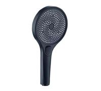 Pommeau de Duche Pommeau de douche haute pression, économie d'eau, buse pulvérisation, Massage, pluie, accessoires salle bains, grand 130mm, noir, 3 Modes(Black Shower)