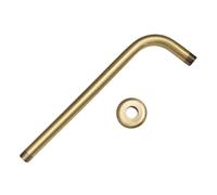 Pommeau de Duche Retro Antique Brass Shower Head 8 Inch Bathroom Round Rainfall(Shower Arm)
