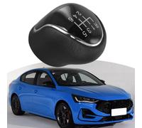 Pommeau de levier de vitesse manuel en cuir synthétique à 6 vitesses, compatible avec Ford pour Mondeo S-MAX C-Max, composant de contrôle du levier de transmission, cuir synthétique souple durable