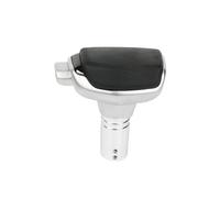 pommeau de vitesse Pommeau levier pour vitesse en cuir et aluminium pour transmission automatique,compatible avec la plupart des voitures(C)
