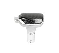 pommeau de vitesse Pommeau levier pour vitesse en cuir et aluminium pour transmission automatique,compatible avec la plupart des voitures(D)