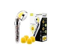 Pommeau Douche Filtrant Vitamine C Filtre Douchette anti Calcaire Chlore, Douche à main Haute Pression Economie d'Eau Filter