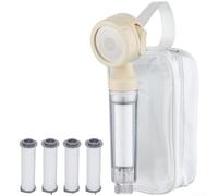 Pommeau Douche Portable Filtrant 3 Modes Pommeau Douche Portable(I) | 3 modes spray, gentle rain, pulse massage, mixed flow, safe for sensitive skin, compact travel design