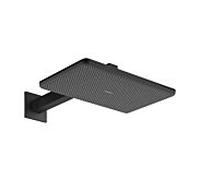 Pommeau Raindance douche Alive Q 24551670 2 jets, économie d'eau, avec bras hansgrohe douche, EcoSmart, noir mat