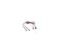 Pomona Multimeter-Messleitungssatz, 1.22m, Schwarz, grau, rot, Messing, vernickelt (5519A)