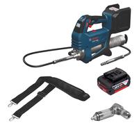 Pompa à graisse sans fil Bosch GFP 18V-10 18 V 10 000 psi + 1 batterie 5,0 Ah - sans chargeur