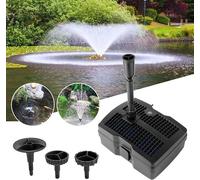 Pompe 4 en 1 pour bassin et fontaine avec filtre et clarificateur UV, pompe pour jeux d'eau et ruisseaux, câble d'alimentation pour l'aménagement de jardins et de fontaines ? 28 W ?
