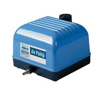 Pompe à Air Aquaforte Hi-Flow V-20, Boîtier en Aluminium, Silencieuse et Puissante, Puissance 15 Watts, Capacité à 2 mètres 3 Litres par minute, Capacité maximale Du Bassin 12 m3, Non Réglable