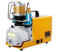 Pompe à air haute pression - Compresseur PCP électrique - 0–30 MPa 220 V - Séparateur huile-eau - Compresseur haute pression à piston - Orange